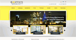 Desktop Screenshot of e-apartments.waw.pl